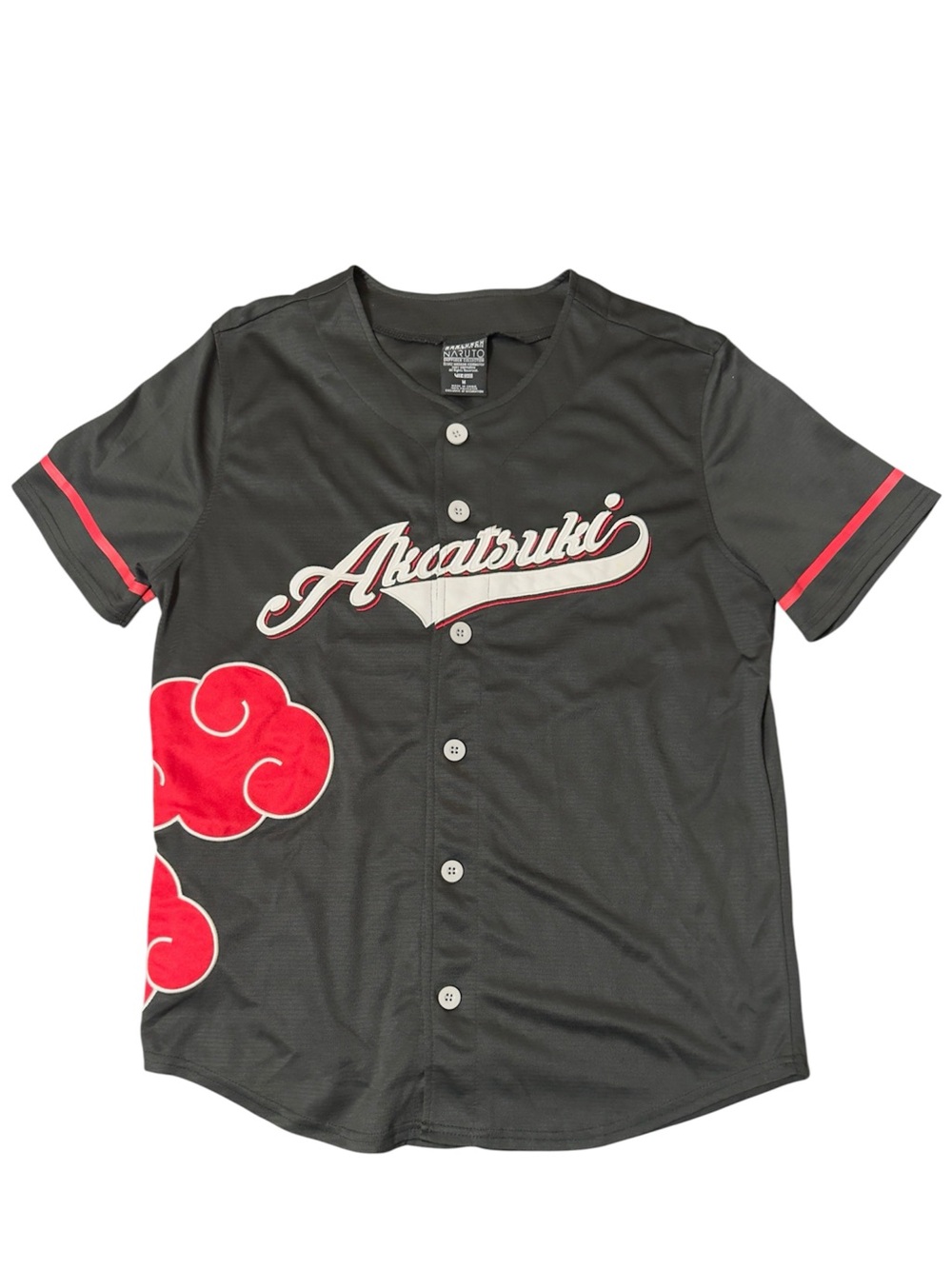 Akatsuki Black & Red Baseball Jersey for Men